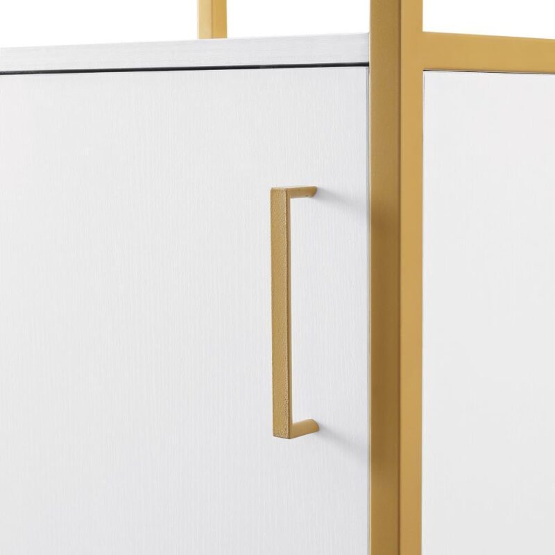 OSP Home Furnishings Modern life White Printer stand - Image 7