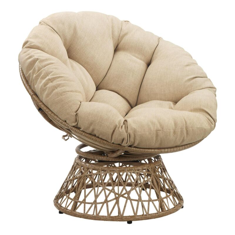 Office Star Products Specialty Seating Casual Cream Papasan Chair - Image 2