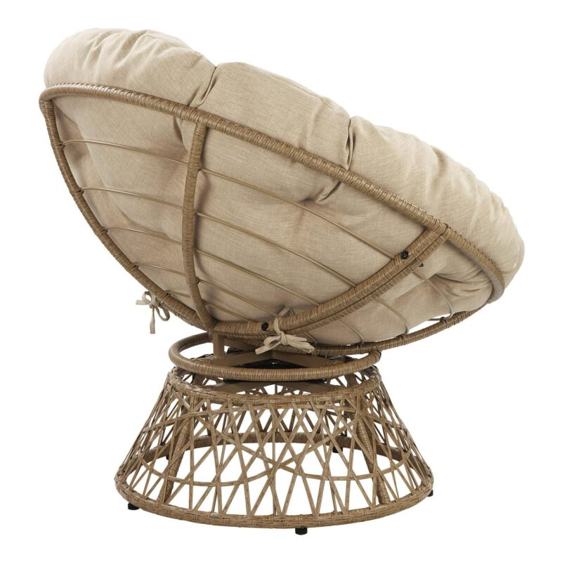 Office Star Products Specialty Seating Casual Cream Papasan Chair - Image 5