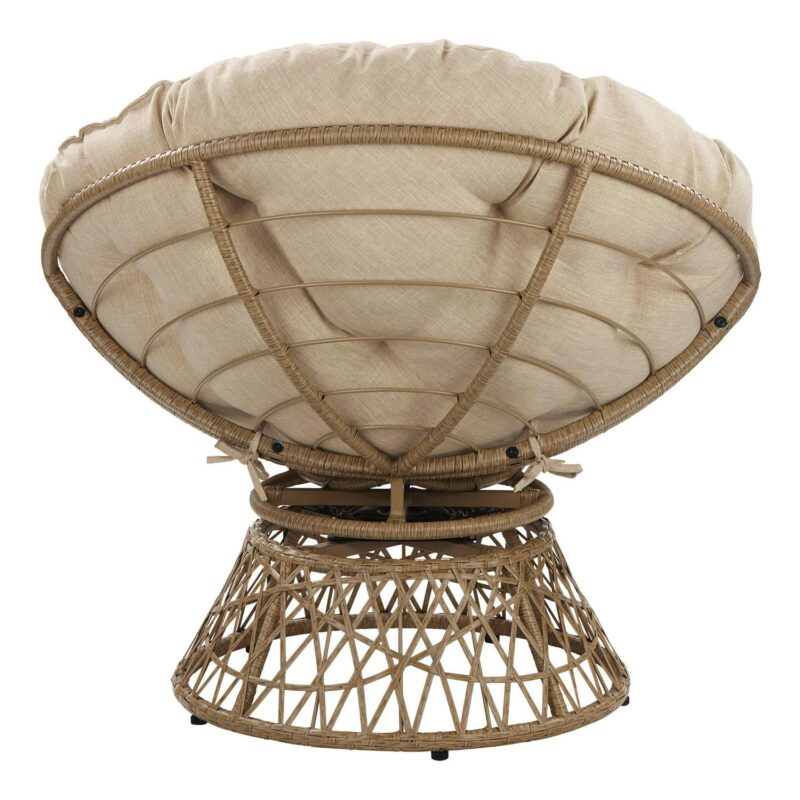 Office Star Products Specialty Seating Casual Cream Papasan Chair - Image 4