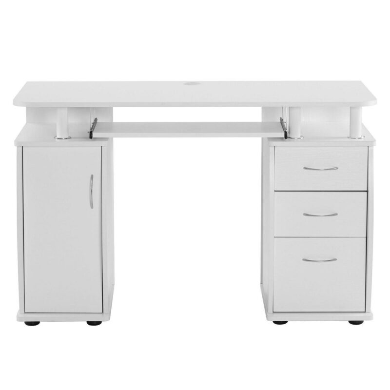 Outopee 45.28-in White Modern/Contemporary Computer desk - Image 2