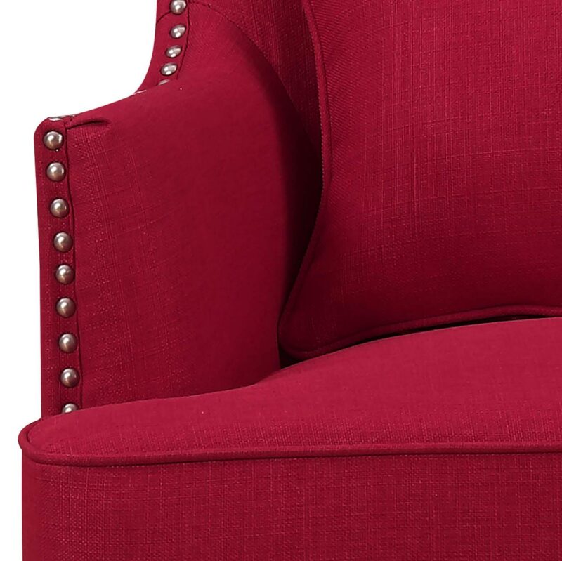 Picket House Furnishings Kegan Modern Berry Accent Chair - Image 7