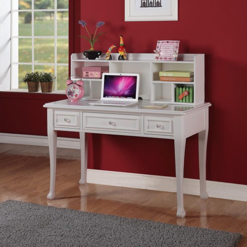 Picket House Furnishings Jenna Modern White Accent Chair - Image 3