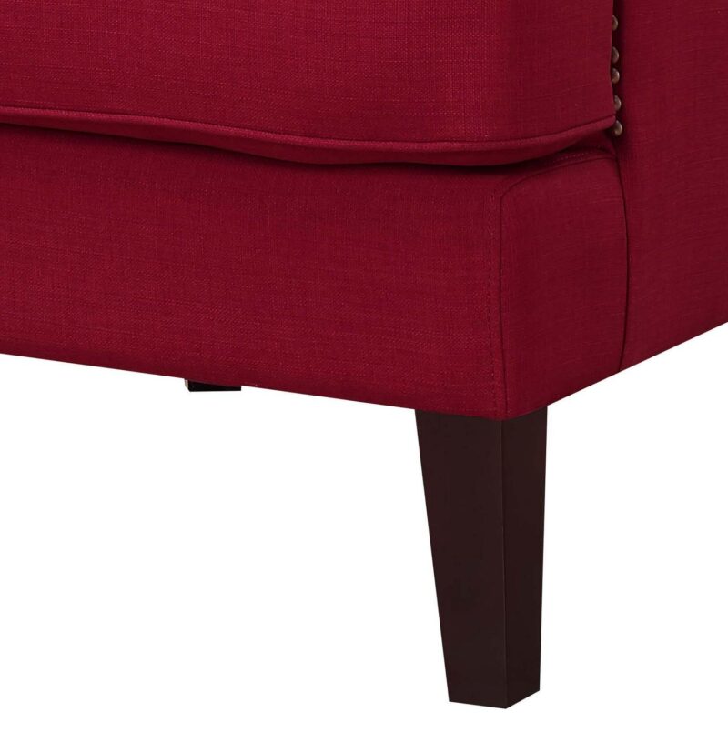 Picket House Furnishings Kegan Modern Berry Accent Chair - Image 8