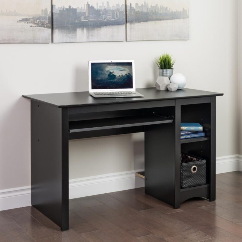 Prepac 48-Inches Black Modern/Contemporary Computer desk - Image 2