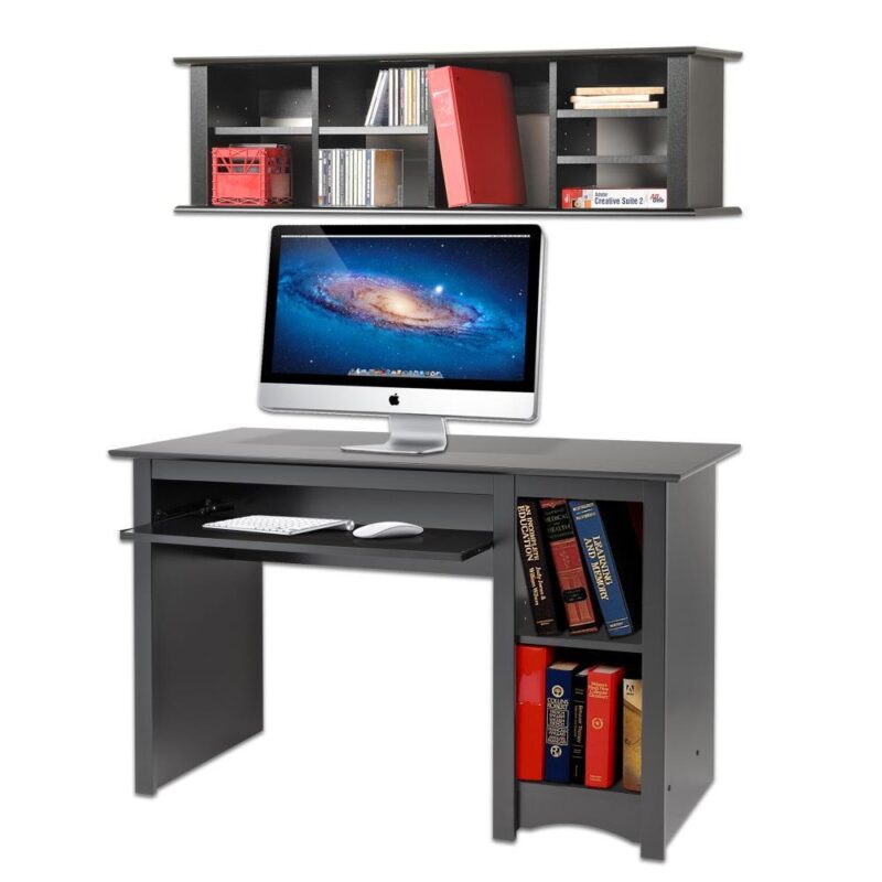 Prepac 48-Inches Black Modern/Contemporary Computer desk - Image 6