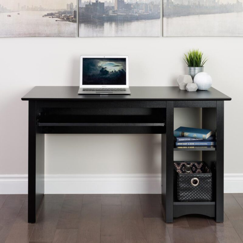 Prepac 48-Inches Black Modern/Contemporary Computer desk - Image 3