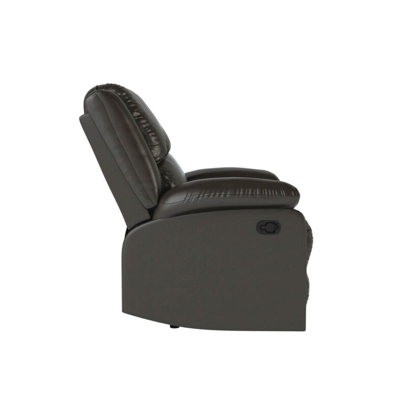 Relax A Lounger Java Faux leather Upholstered Recliner - Image 6