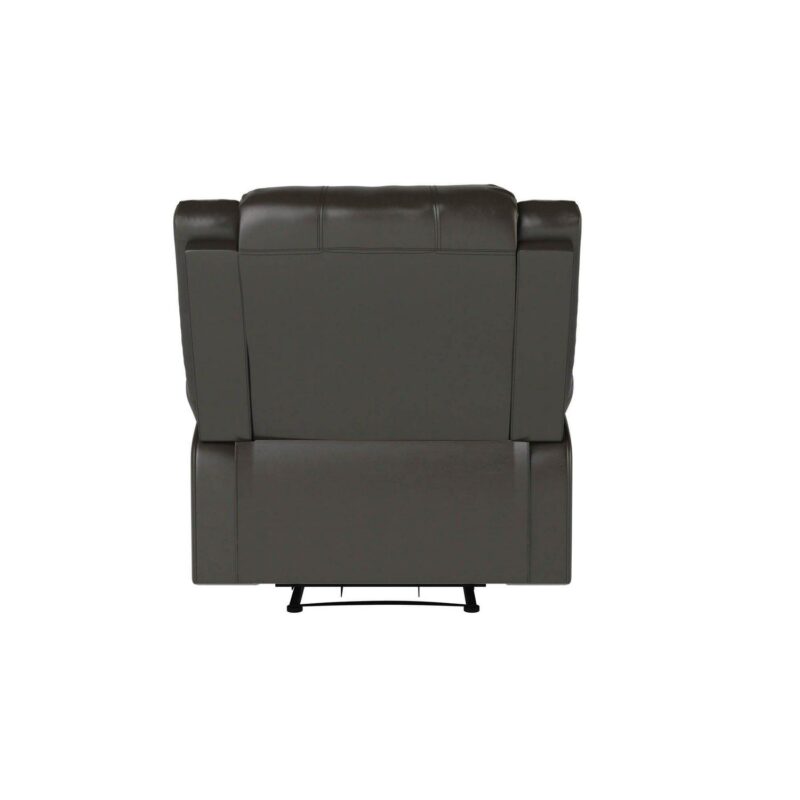 Relax A Lounger Java Faux leather Upholstered Recliner - Image 7