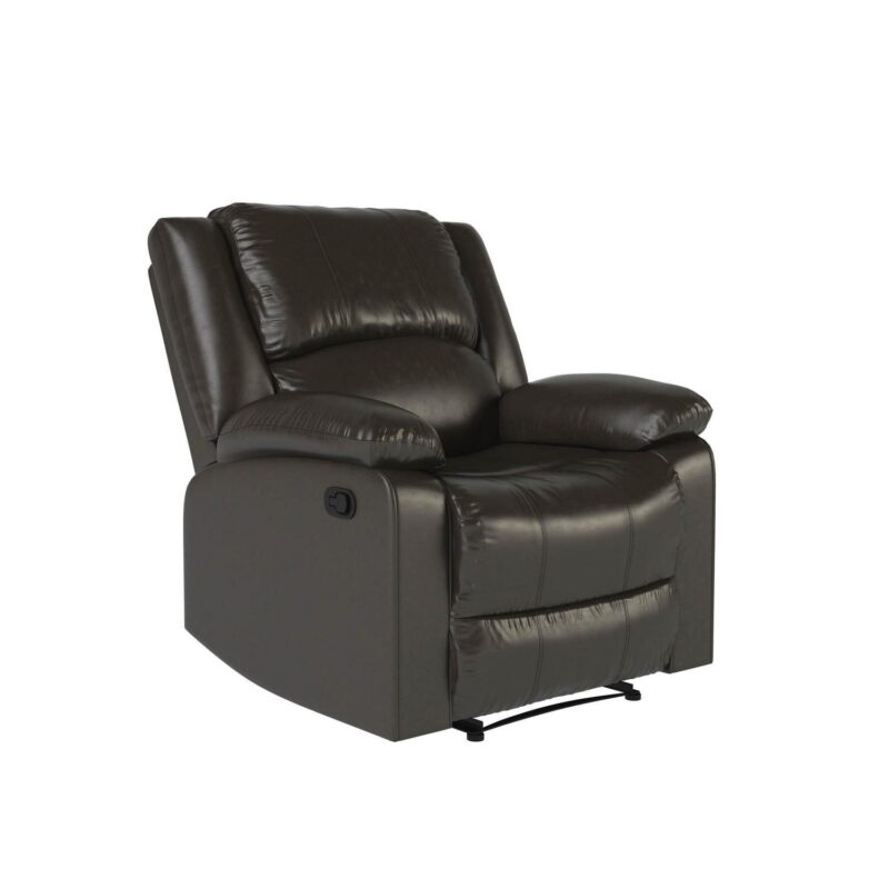 Relax A Lounger Java Faux leather Upholstered Recliner - Image 2