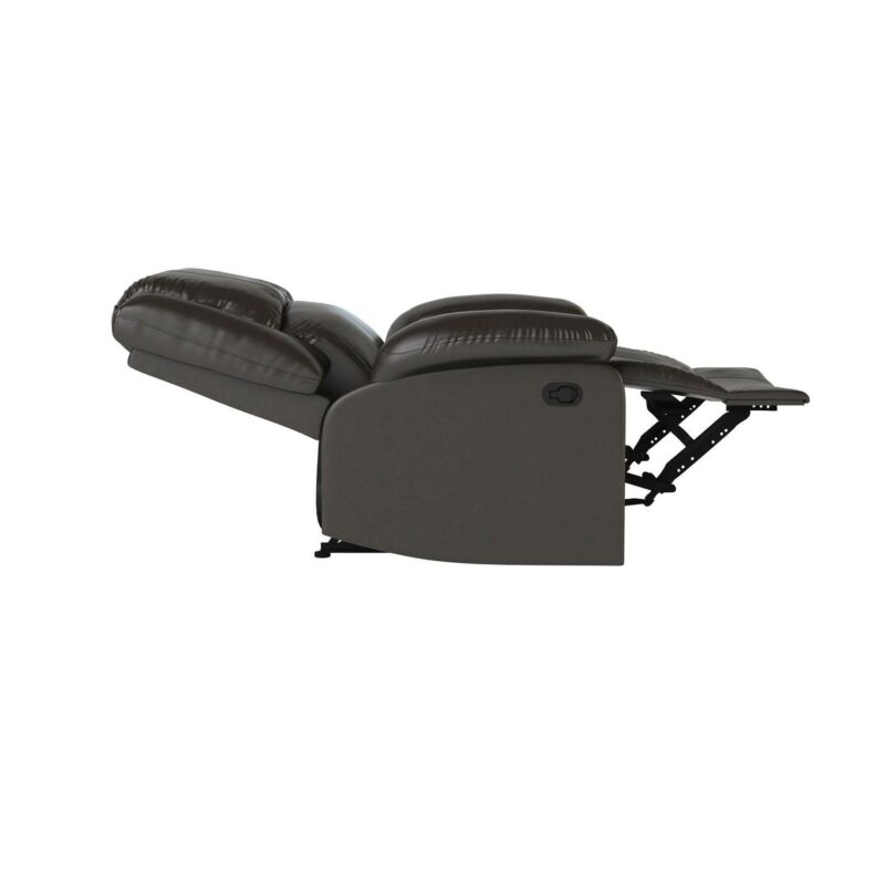 Relax A Lounger Java Faux leather Upholstered Recliner - Image 5