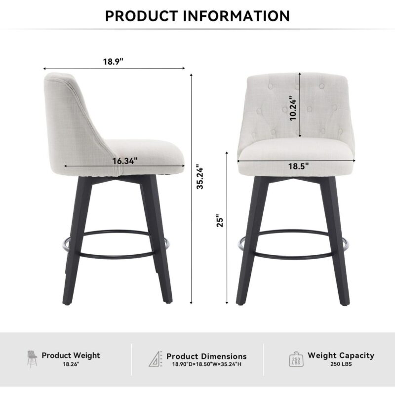 Runesay 2 Modern White Velvet Accent Chair - Image 6