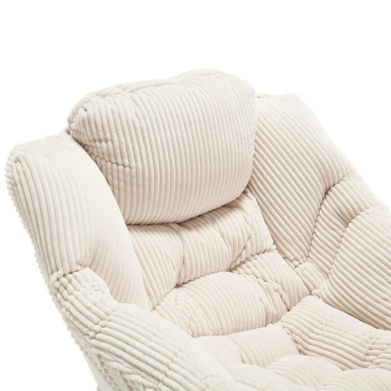SINOFURN Casual Beige Accent Chair - Image 17