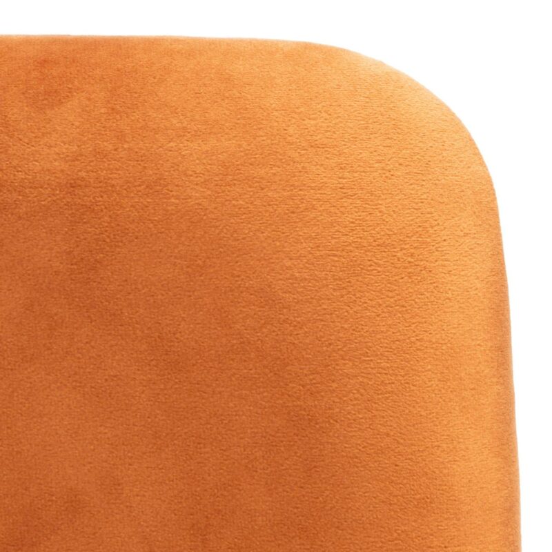 Safavieh Chavelle Modern Sienna/Black Velvet Accent Chair - Image 9