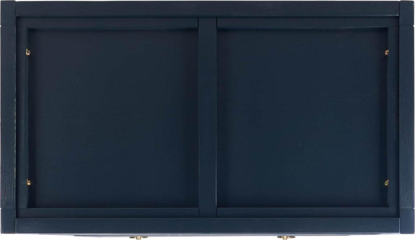 Safavieh Johni Navy Wood 5 -Shelf Bookcase ( 32-Inches W x 70-Inches H x 18-Inches D ) Finished - Image 7