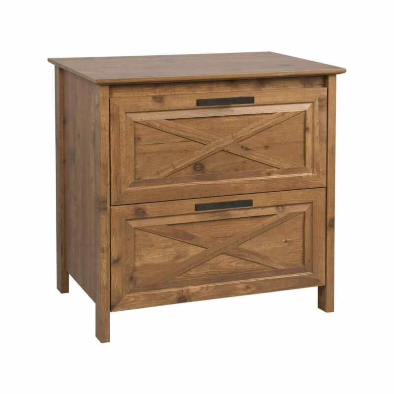 Saint Birch Houstin Rustic Brown 2 -Drawer 30-Inches File Cabinet