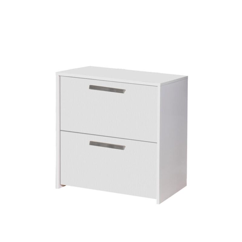 Saint Birch Miami White 2 -Drawer 31-Inches File Cabinet - Image 2