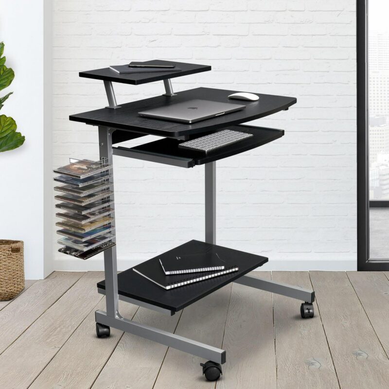 Siavonce 27.5-in Brown Modern/Contemporary Computer desk - Image 5