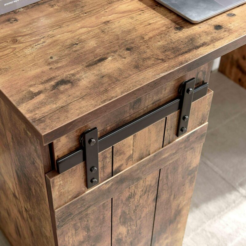 Siavonce 47.25-in Brown Modern/Contemporary Computer desk Hutch Included - Image 4