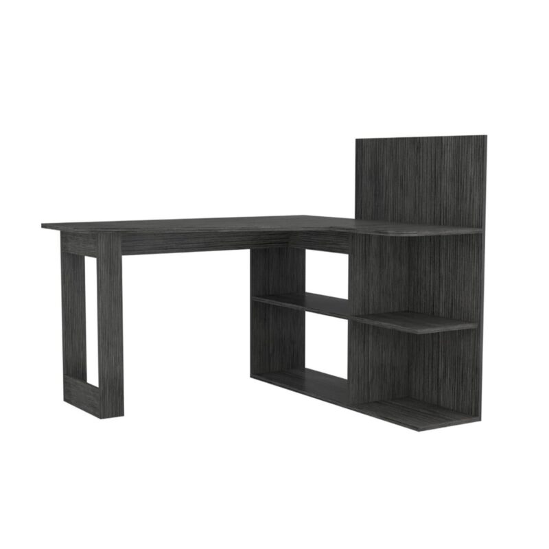 Siavonce 51.7-in Gray Modern/Contemporary L-shaped desk
