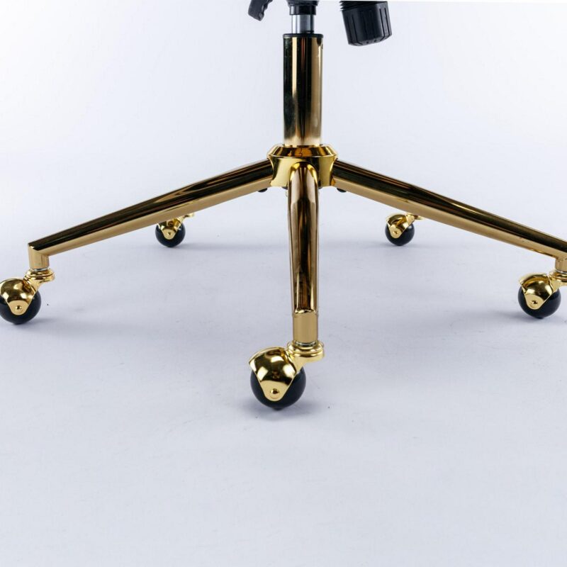 Siavonce Beige Contemporary Adjustable Height Swivel Desk Chair - Image 2