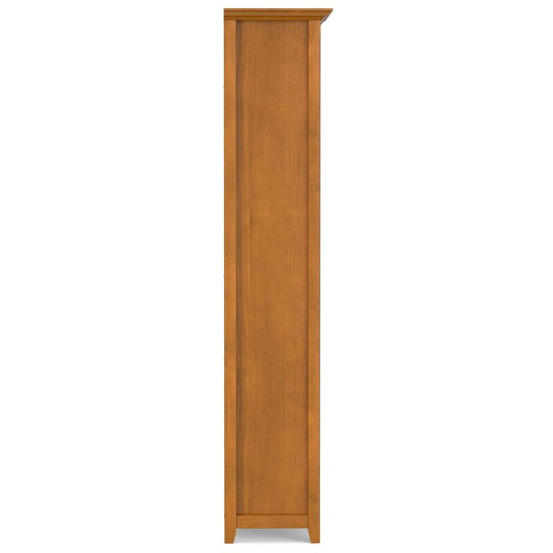 Simpli Home Amherst Light Golden Brown Wood 5 -Shelf Bookcase ( 30-Inches W x 70-Inches H x 14-Inches D ) Stained - Image 8