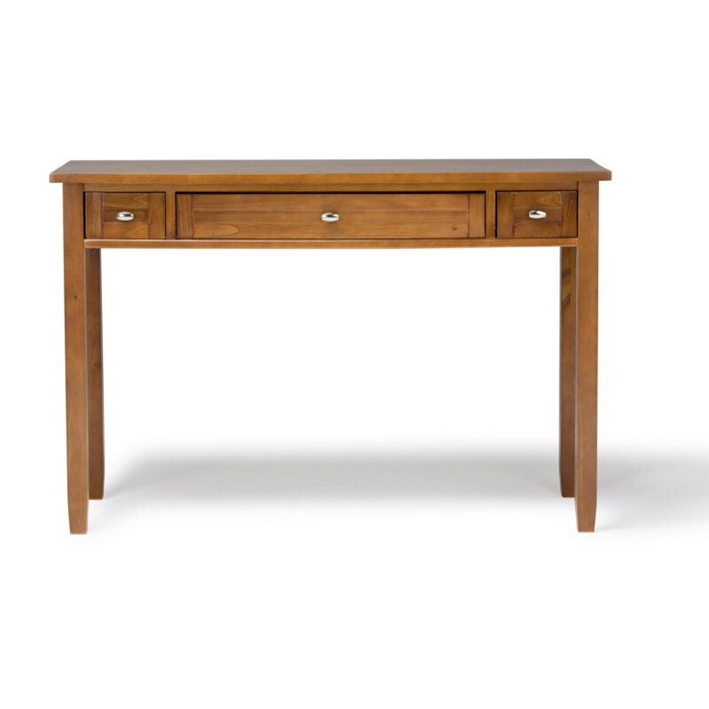 Simpli Home Warm Shaker 48-Inches Brown Pine Computer desk - Image 2