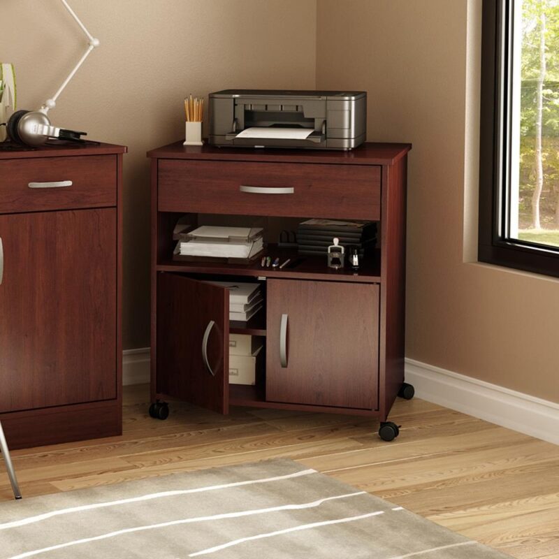 South Shore Furniture Axess Royal Cherry Printer stand - Image 3