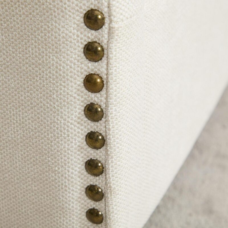 Sumyeg Cream white fabric swivel rotating accent chair Modern Cream white Swivel Accent Chair - Image 18