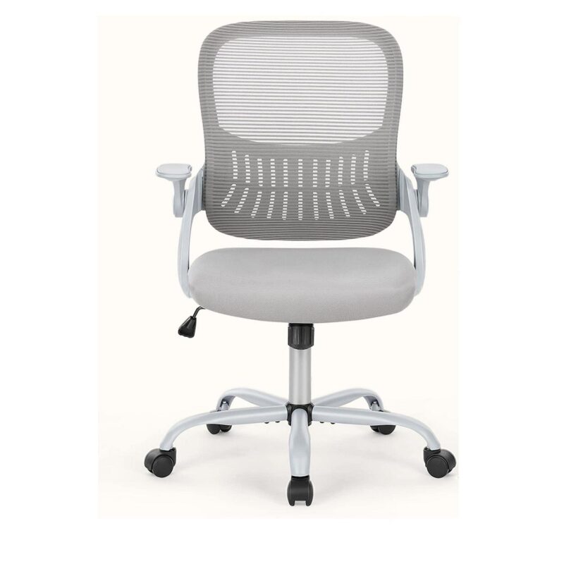 Sumyeg Gray Ergonomic Adjustable Height Executive Chair Gray Contemporary Ergonomic Adjustable Height Swivel Mesh Executive Chair