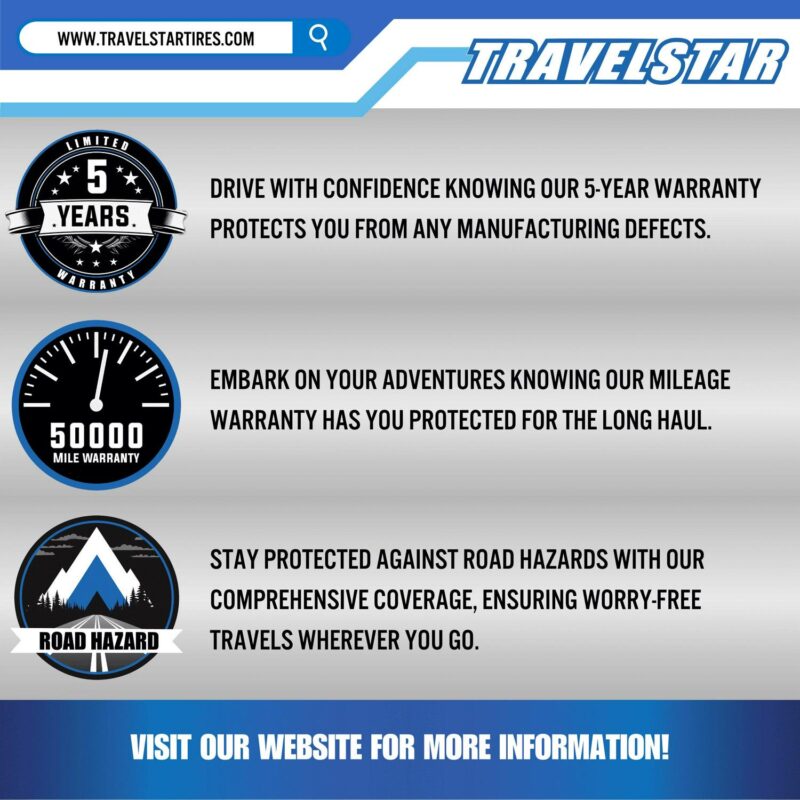 Travelstar EcoPath A/T All Terrain 275/55R20 113T SUV Tire-275/55/20 275/55R20(Tire Only) - Image 4
