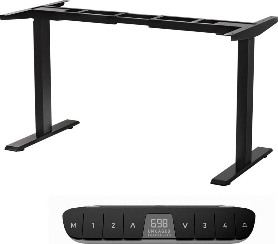 Uncaged Ergonomics 71-Inches Black Modern/Contemporary Standing desk