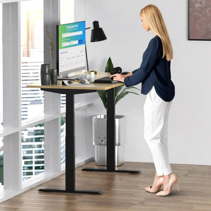 Uncaged Ergonomics 71-Inches Black Modern/Contemporary Standing desk - Image 7
