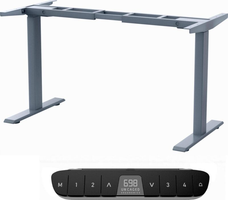 Uncaged Ergonomics 71-Inches Gray Modern/Contemporary Standing desk