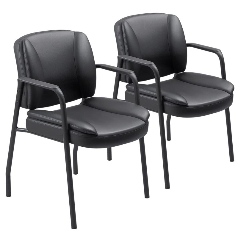 Vineego Black Reception Chair