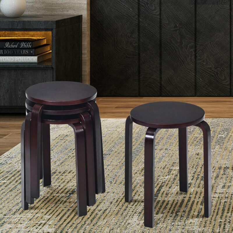 WELLFOR Cy Dining Chair Modern Brown Accent Chair - Image 12