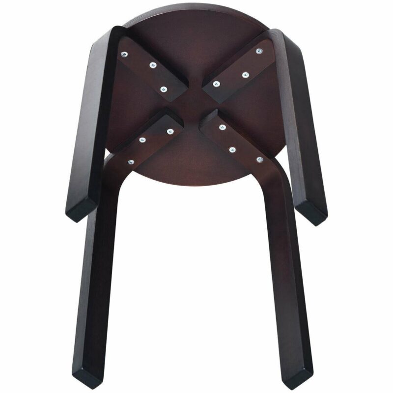 WELLFOR Cy Dining Chair Modern Brown Accent Chair - Image 4
