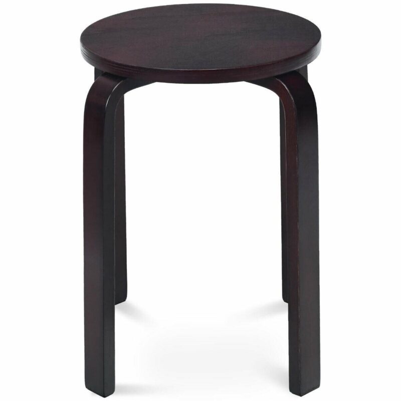 WELLFOR Cy Dining Chair Modern Brown Accent Chair - Image 3