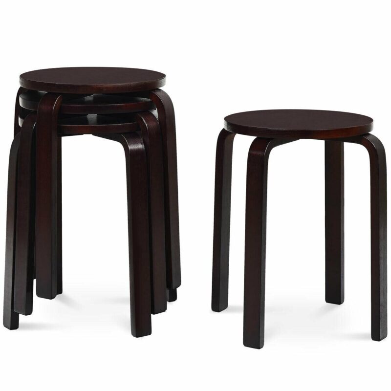 WELLFOR Cy Dining Chair Modern Brown Accent Chair - Image 9
