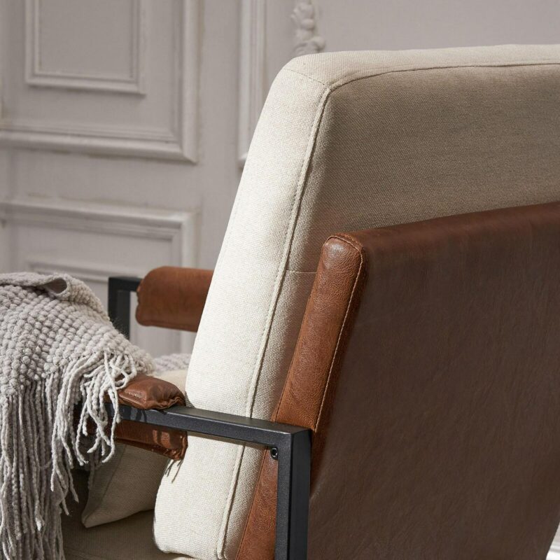 Winado Modern Brown Accent Chair - Image 4
