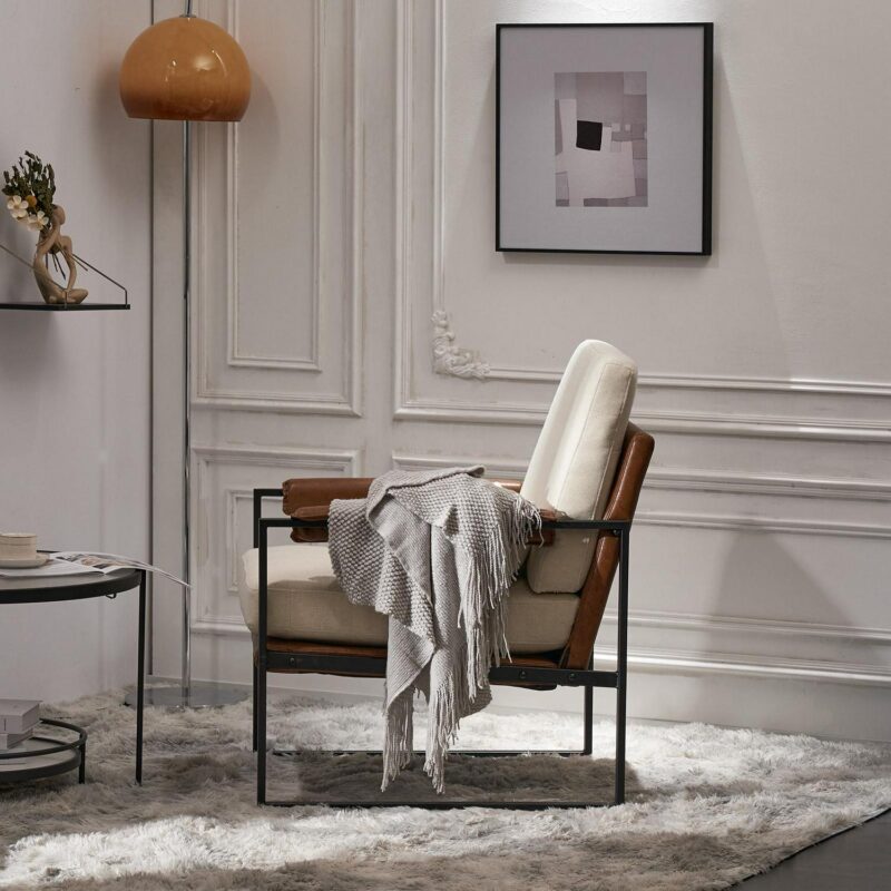 Winado Modern Brown Accent Chair - Image 5