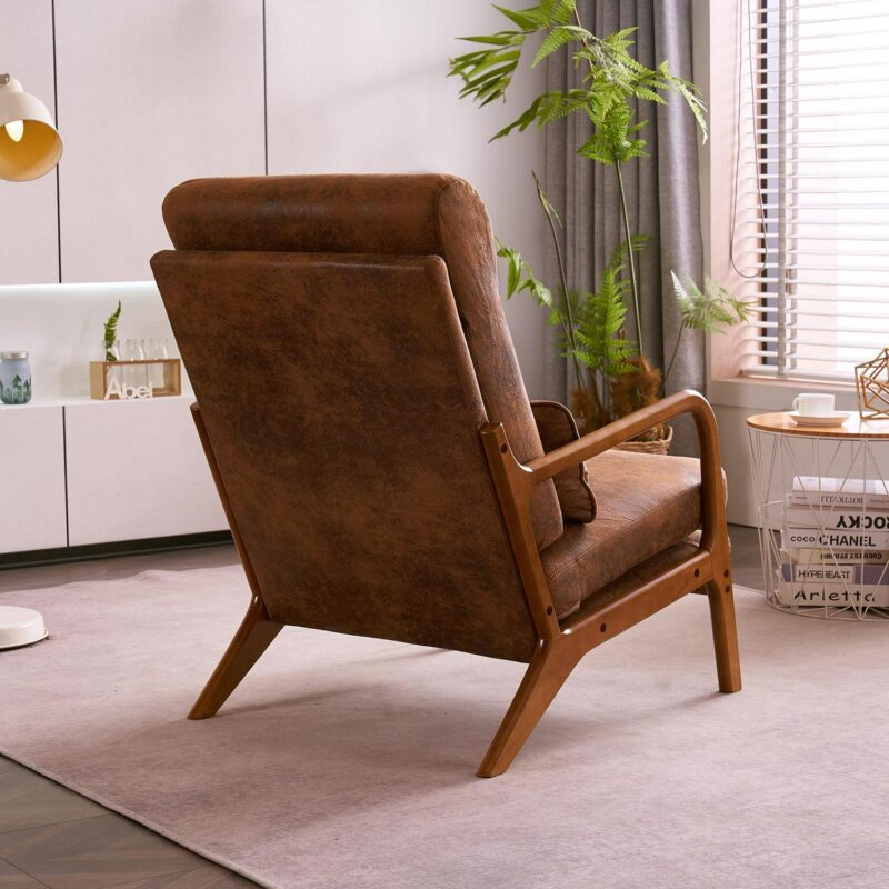 Winado Modern Brown Accent Chair - Image 7