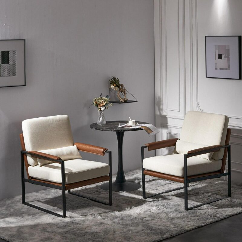 Winado Modern Brown Accent Chair - Image 7