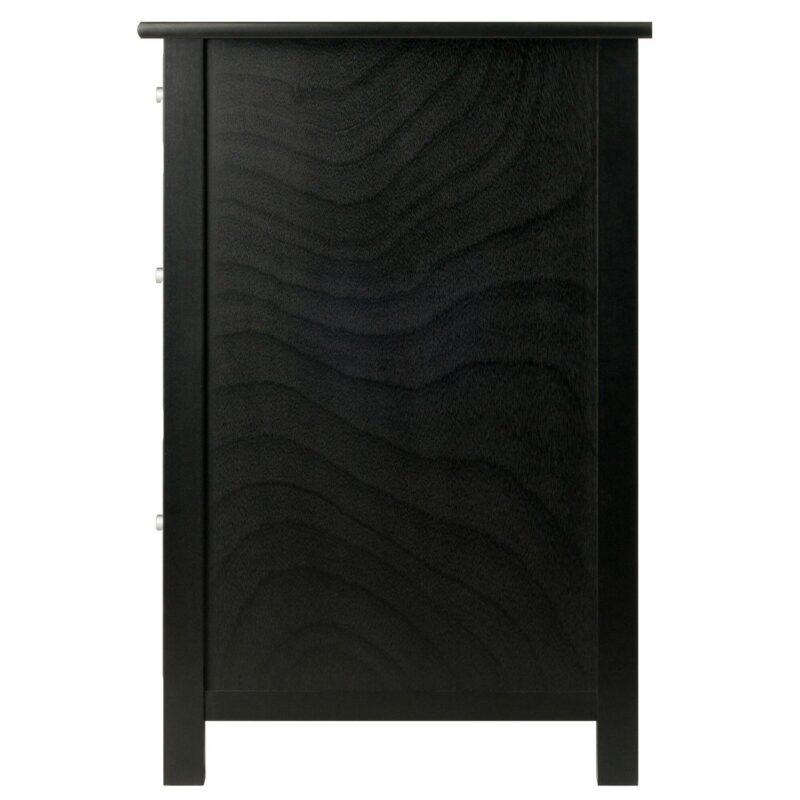 Winsome Wood Delta Black 20.87-Inches File Cabinet - Image 4