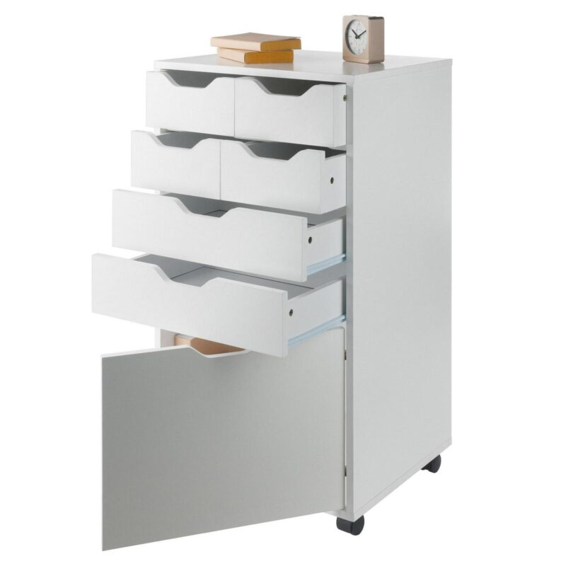 Winsome Wood Halifax White 6 -Drawer 19.21-Inches File Cabinet - Image 16