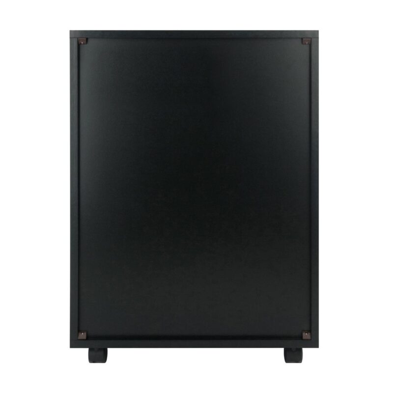 Winsome Wood Halifax Black 5 -Drawer 19.21-Inches File Cabinet - Image 5