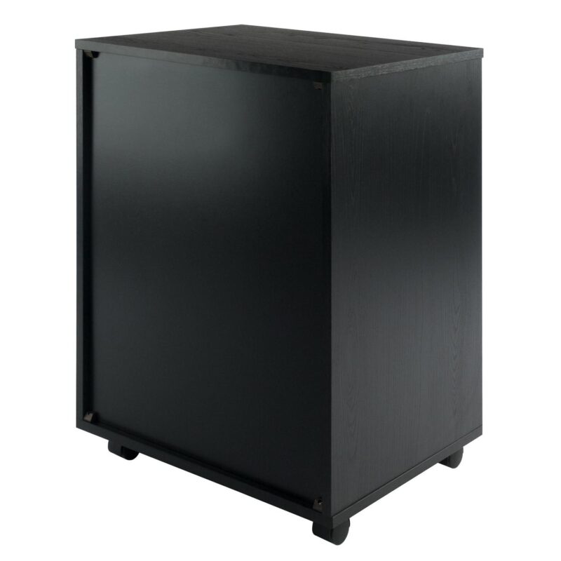 Winsome Wood Halifax Black 5 -Drawer 19.21-Inches File Cabinet - Image 6