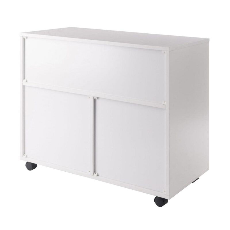 Winsome Wood Halifax White 5 -Drawer 30.71-Inches File Cabinet - Image 6