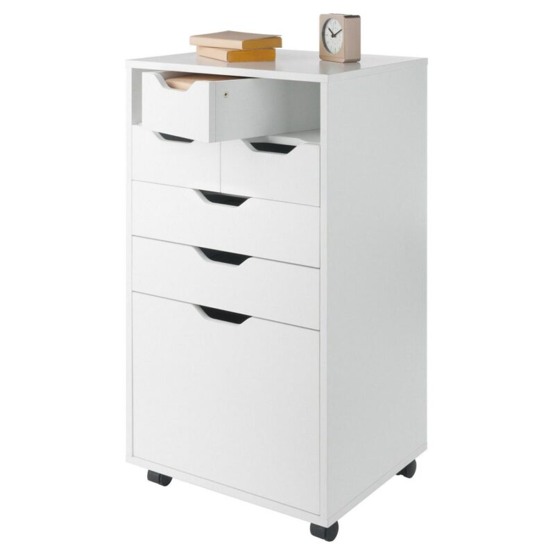 Winsome Wood Halifax White 6 -Drawer 19.21-Inches File Cabinet - Image 15