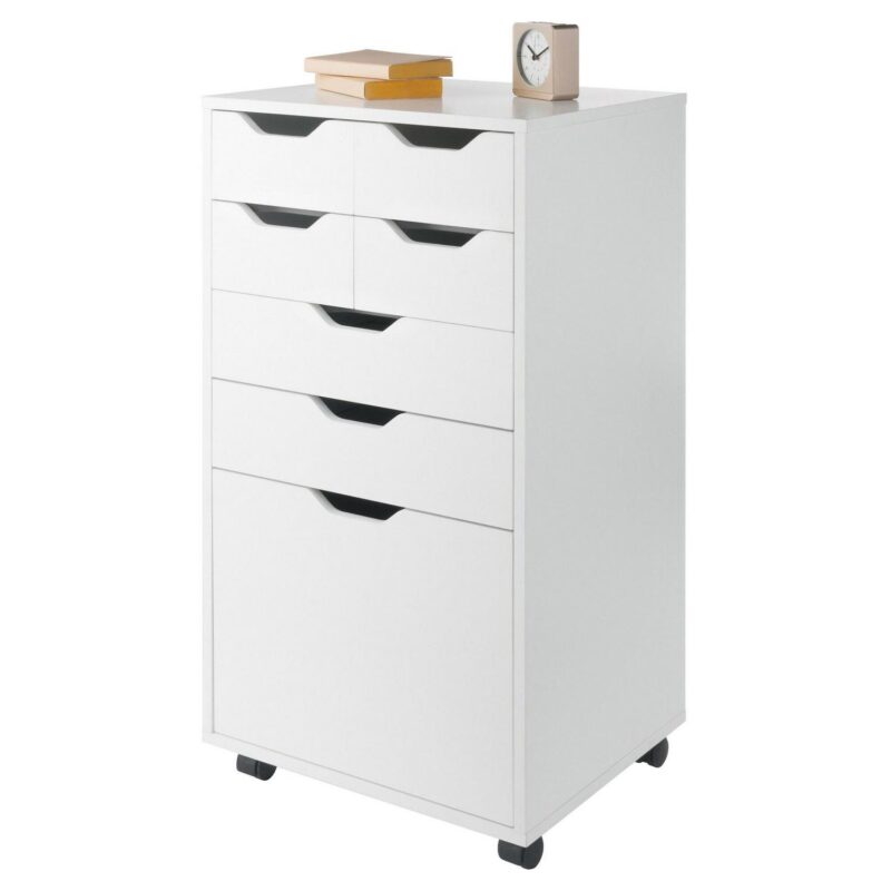 Winsome Wood Halifax White 6 -Drawer 19.21-Inches File Cabinet - Image 10